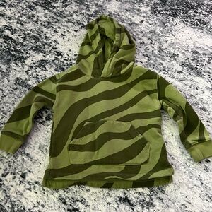 Green Camouflage Kids Hoodie 2T